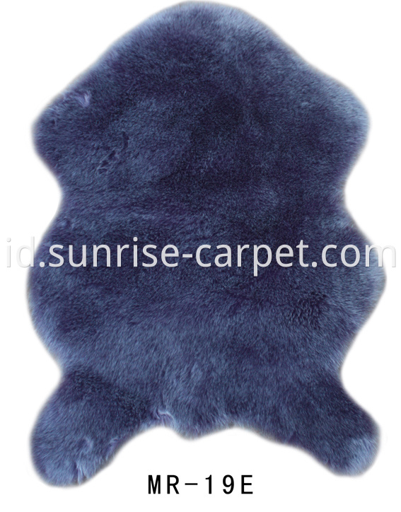 Imitation Fur With Dark Purple